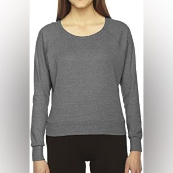 American Apparel Gray Long Sleeve Tee - Picture 1 of 7